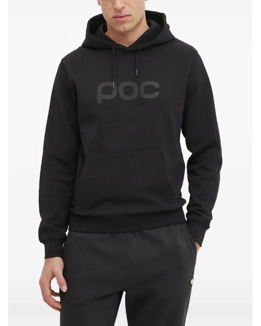 Poc Black Logo Hoodie for men