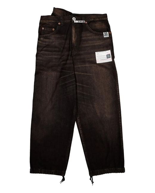 Maison Mihara Yasuhiro Black Pocket Jeans for men