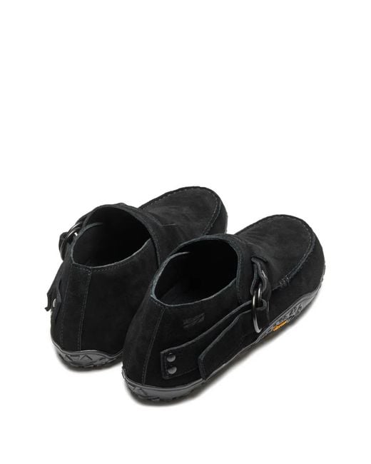 Suicoke Black Buckle-Strap Sneakers
