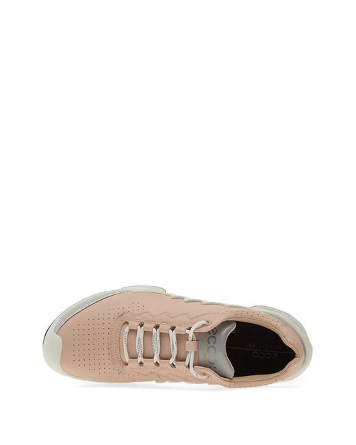 Ecco White Biom Aex Leather Sneakers