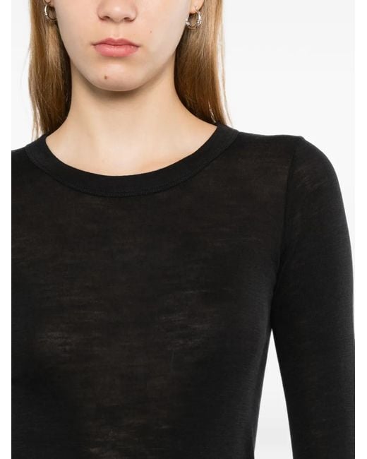Rick Owens Black Rib T-Shirt