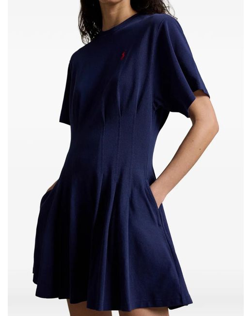 Polo Ralph Lauren Blue Shaped Cotton Dress