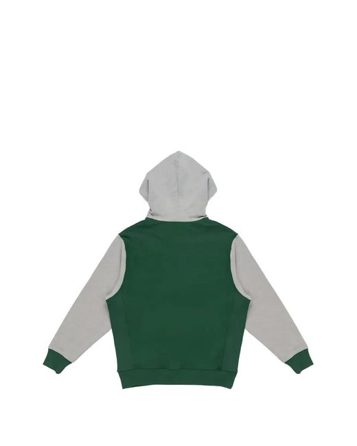 HTC Green My Hood Logo-Patch Drawstring Hoodie for men
