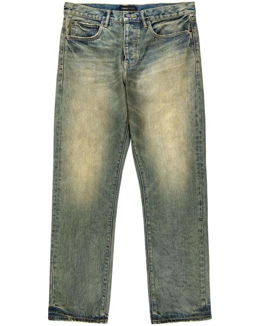 Purple Brand Green P011 Straight Jeans for men