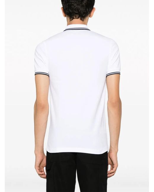 Fred Perry White Twin Tipped Shirt for men