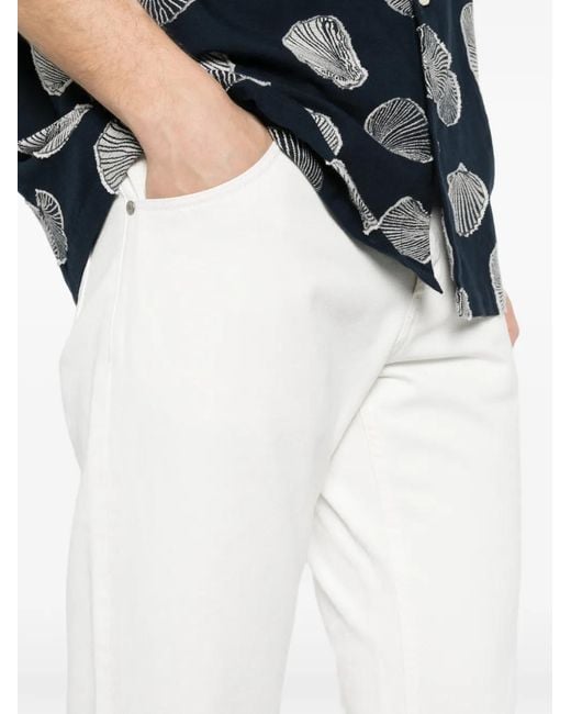 PT Torino White Jean À Poches Multiples for men