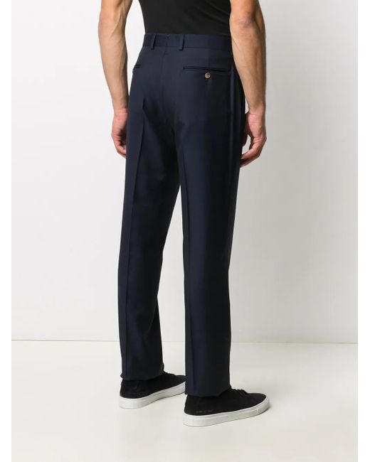 Polo Ralph Lauren Blue Tailored Wool Trousers for men