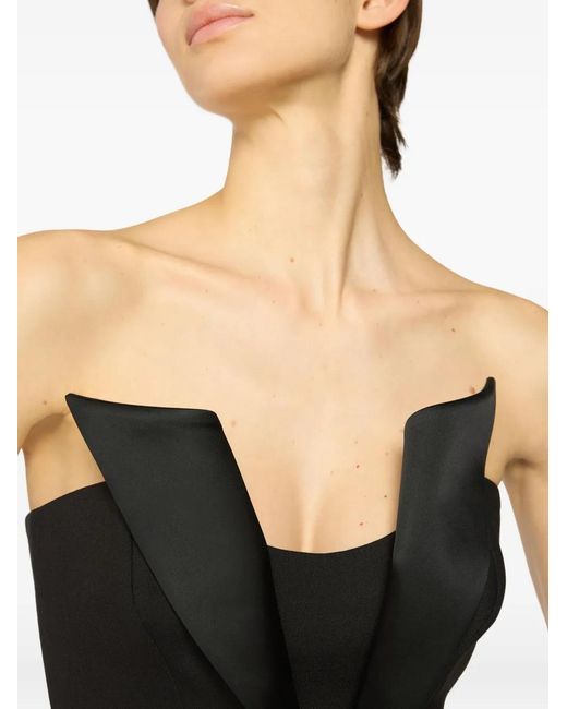 Genny Black Draped Cape