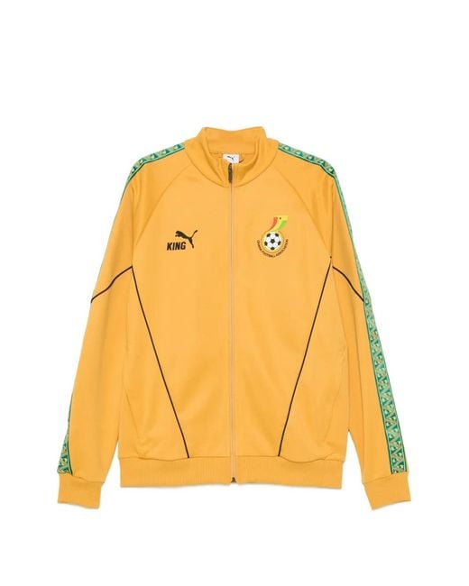 PUMA Yellow Ghana Football Association Sweatshirt for men