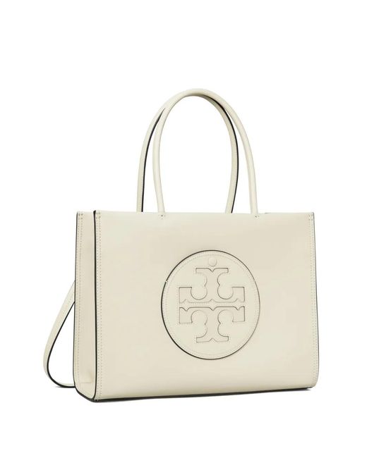 Tory Burch White Ella Bio Small Tote