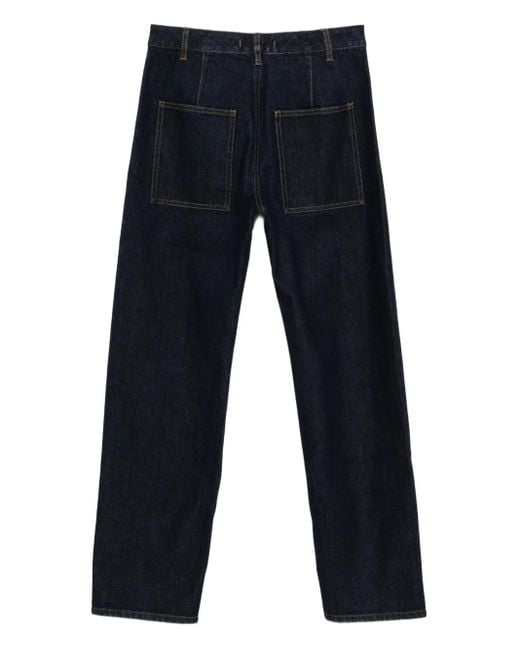 Tibi Blue Cotton Jeans