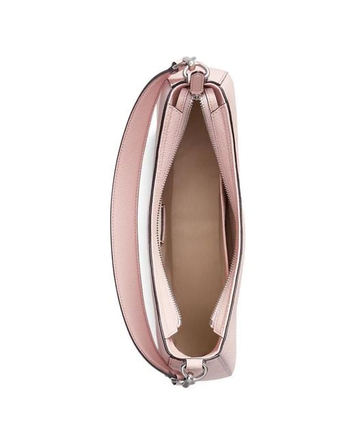 Ralph Lauren Pink Logo-Plaque Shoulder Bag