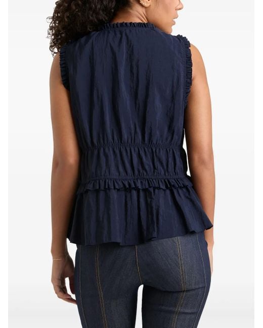Blusa Taylum di Cinq À Sept in Blue