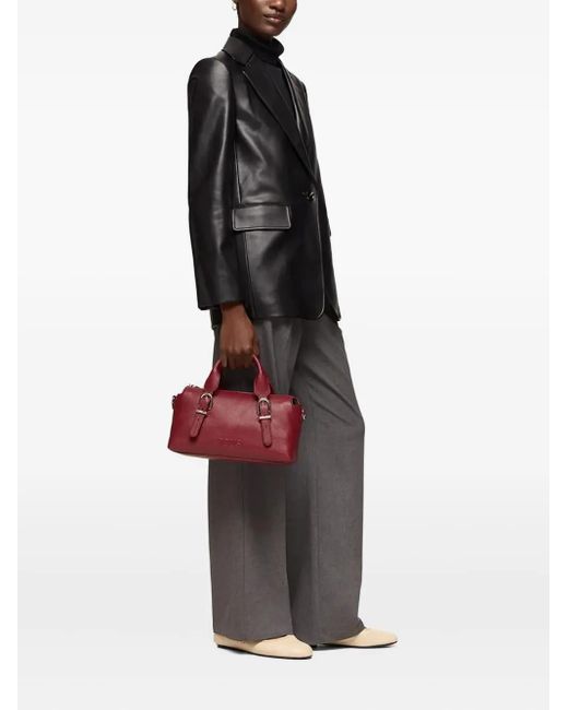 Tous Red Tote Bag mit Schnalle