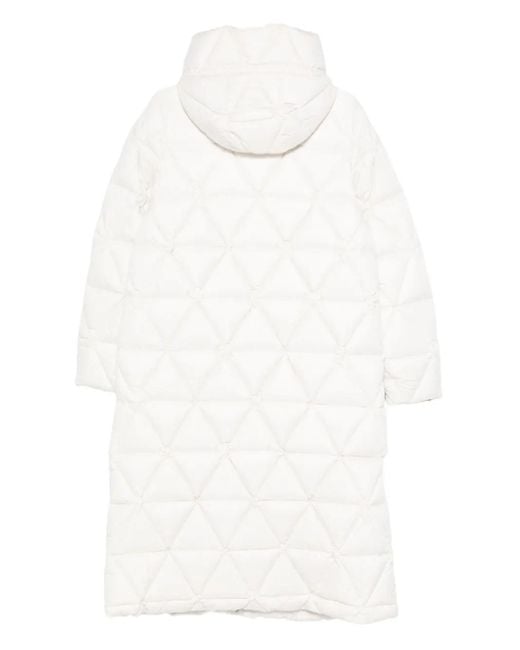 K-Way White Ruenne Coat