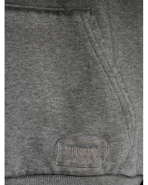 Moschino Black Ombre-Effect Hoodie for men