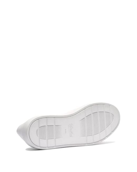 Paraboot White Supernova *Icon Smooth Calf Leather Sneakers With Rubber Sole for men