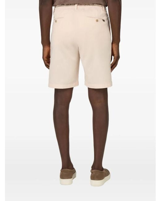 メンズ Boggi Stretch-cotton Shorts Natural