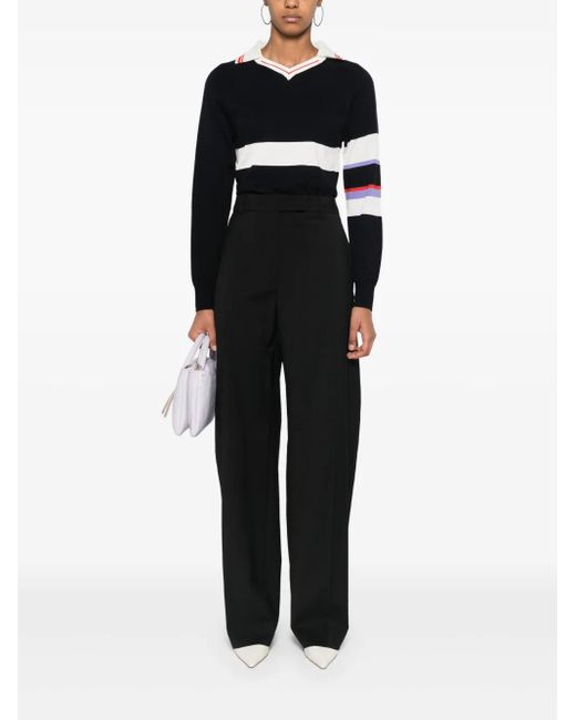 Sportmax Black Ampezzo Trousers