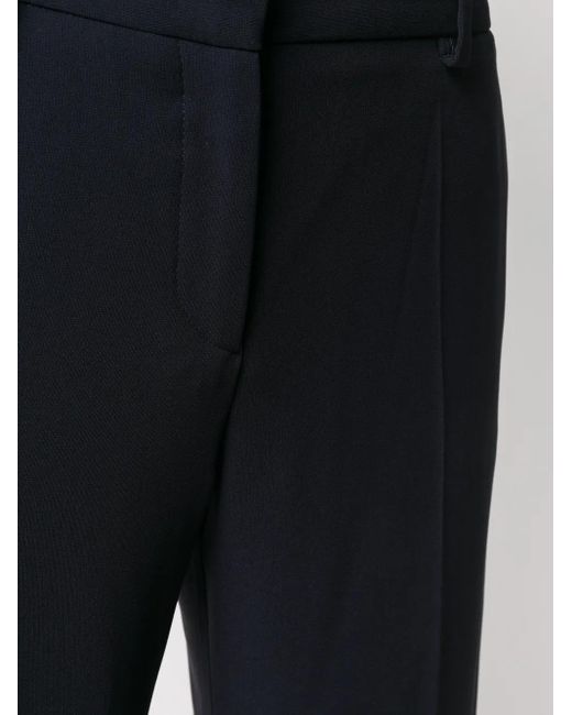 Alberto Biani Blue High-Rise Wide-Leg Trousers