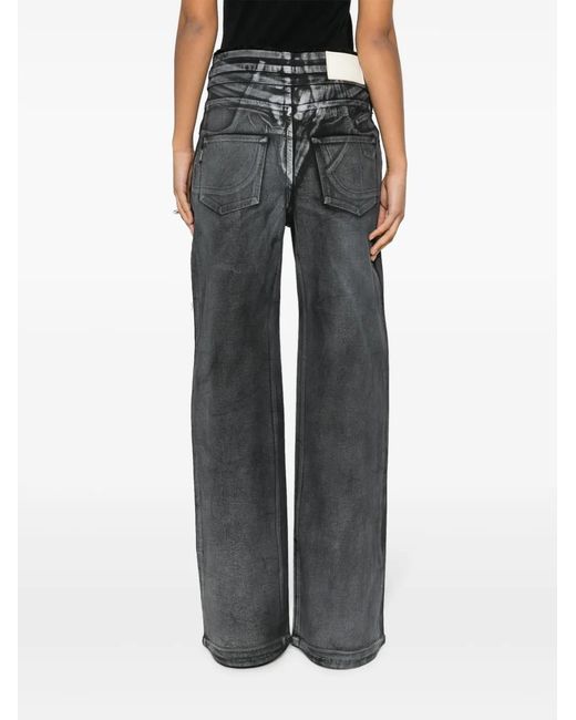 OTTOLINGER Black High-Waist Wide-Leg Trousers