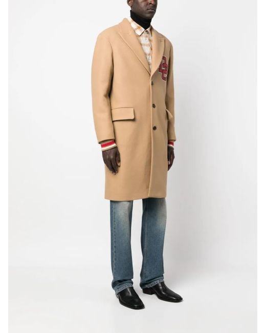 DSquared² Natural Number Patch-Detail Coat for men