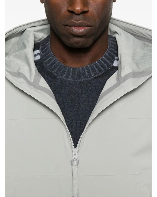 C P Company Gray Mmetropolis Series Metroshell Hooded Jacket for men