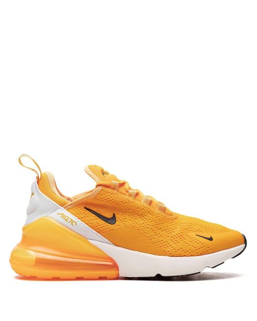 Nike Orange Air Max 270 "university Gold/black-white" Sneakers