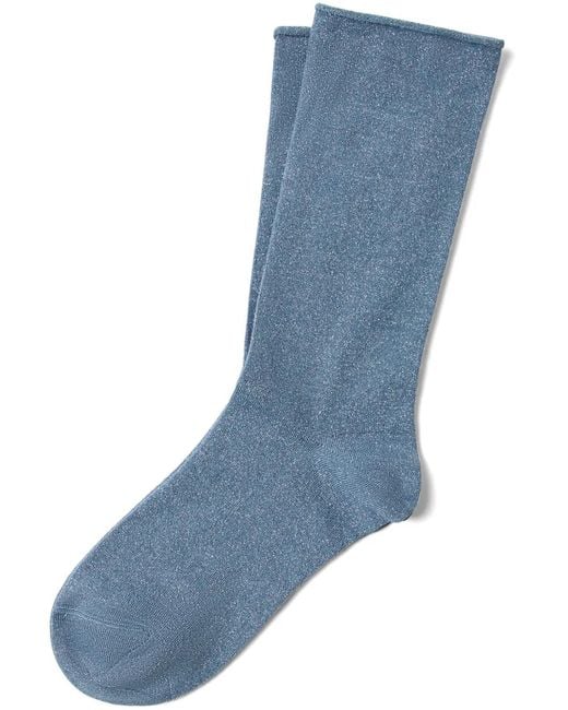 Brunello Cucinelli Blue Knitted Socks
