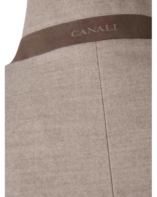 Canali Gray High-Neck Patch-Pocket Jacket for men