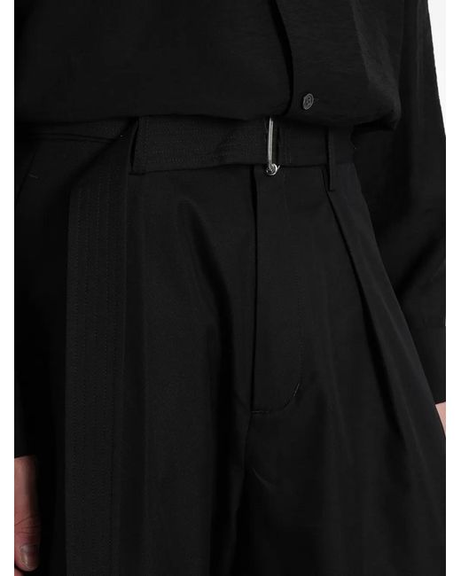 Pantalones Con Cinturón Attachment de hombre de color Black