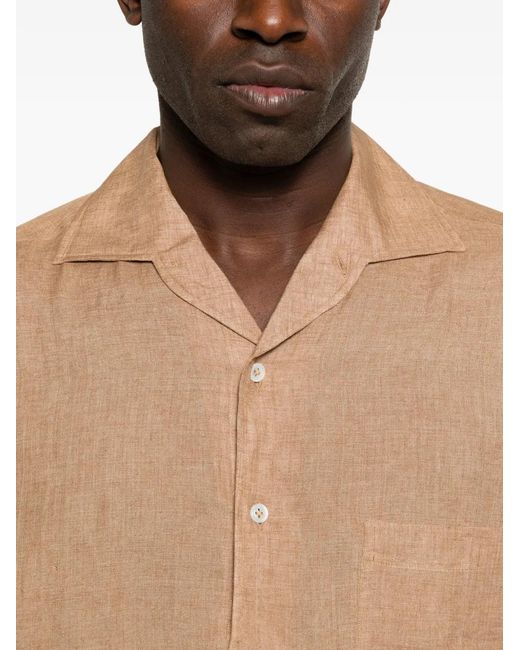 Lardini Natural Buttoned Shirt for men