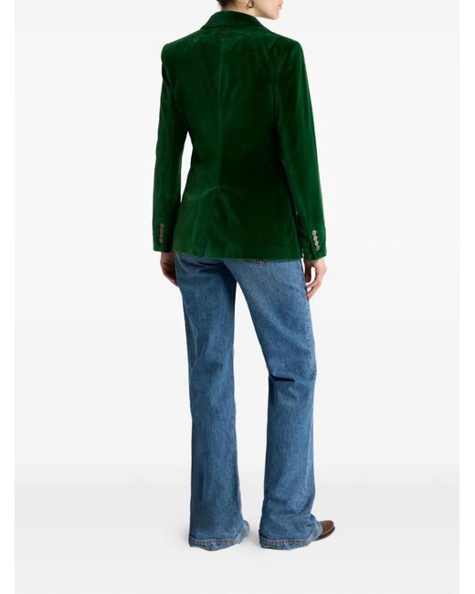 Etro Green Velvet Jacket