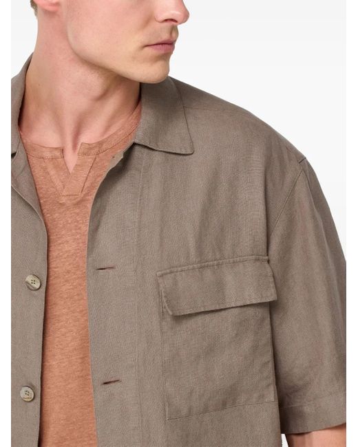メンズ Boggi Camp オーバーシャツ Brown
