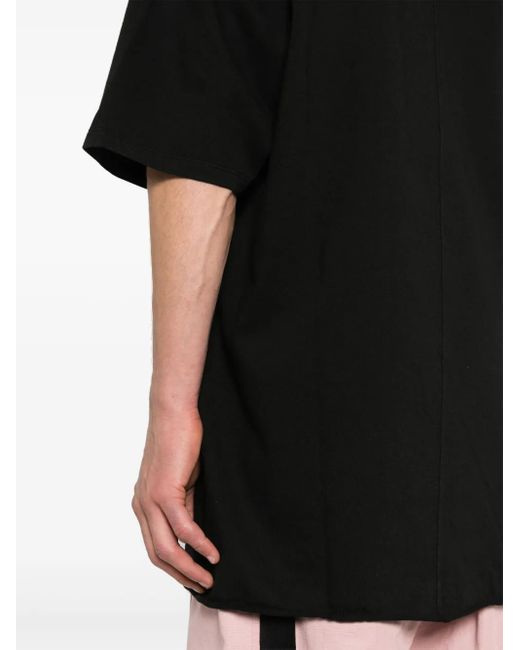 Rick Owens Black Jumbo Ss T Cotton T-Shirt for men
