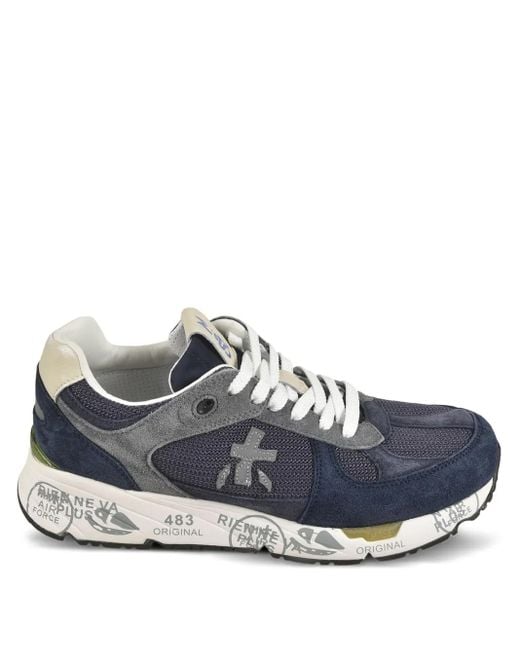 Premiata Sneakers Mit Wildledereinsätzen in Blue für Herren