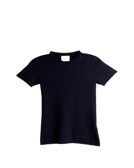 The Elder Statesman Blue Short-Sleeve T-Shirt