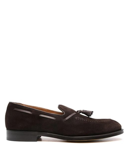 Doucal's Black Thor Loafers for men