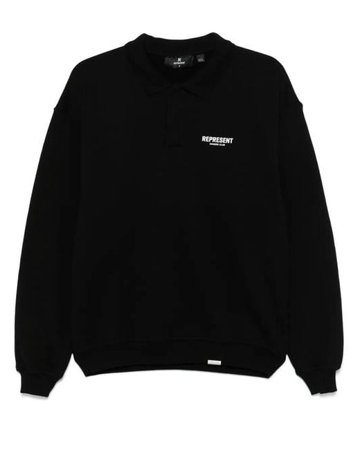 Represent Owners Club Poloshirt in het Black voor heren