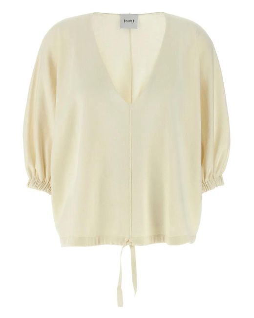 Nude Natural Drawstring Sweatshirt