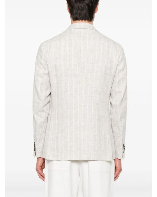 メンズ Tagliatore ストライプ ジャケット White