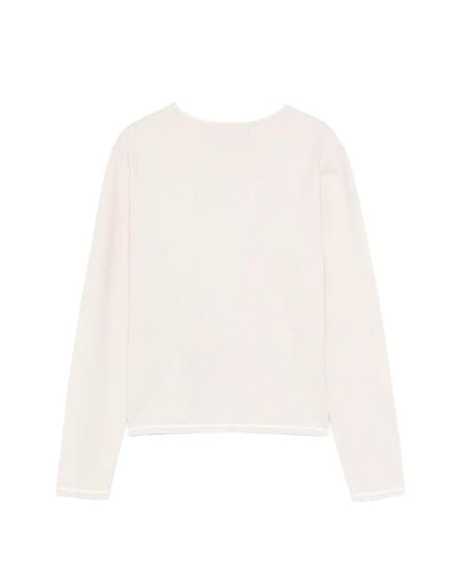 Marc Cain White Buttoned Cardigan