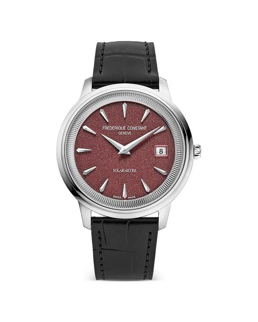 Frederique Constant Gray Classics Moneta Solarmetre 39Mm Watch