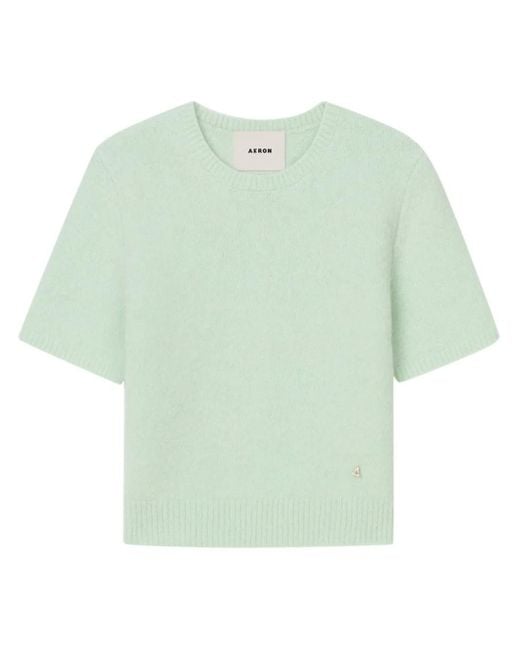 Aeron Green Flaky Knitted Top