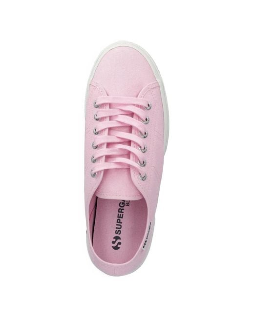 Superga Pink 3740 Platform Sneakers