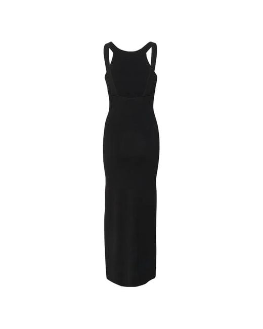 Gestuz Black Sarielle Open-Back Maxi Dress