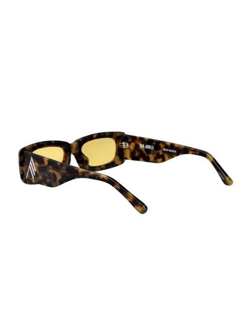 The Attico Natural Mini Marfa Sunglasses