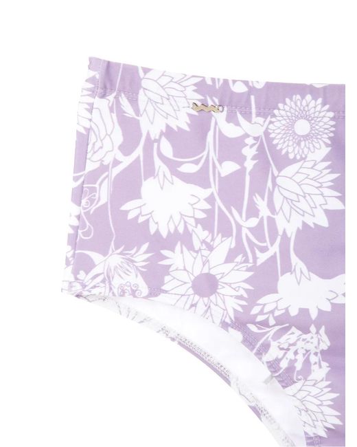 Amir Slama Purple Printed Trunks for men