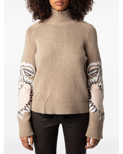 Zadig & Voltaire Natural Custo Jumper