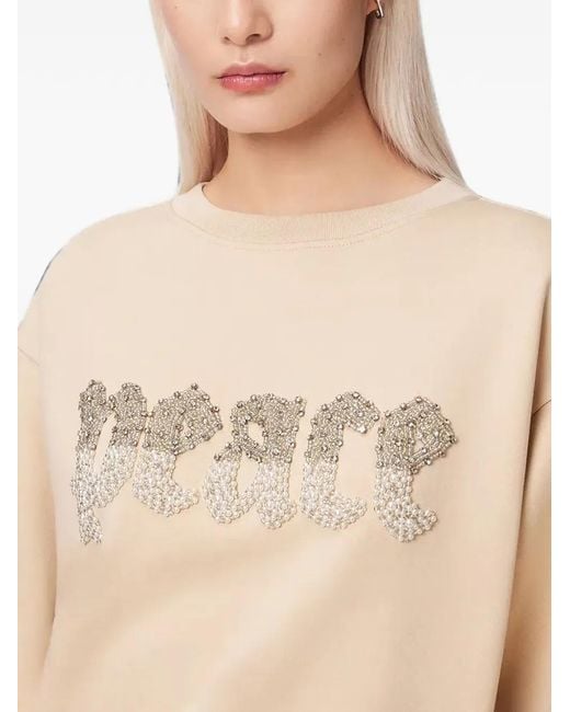 AllSaints Natural Peace Pippa Embellished Sweatshirt